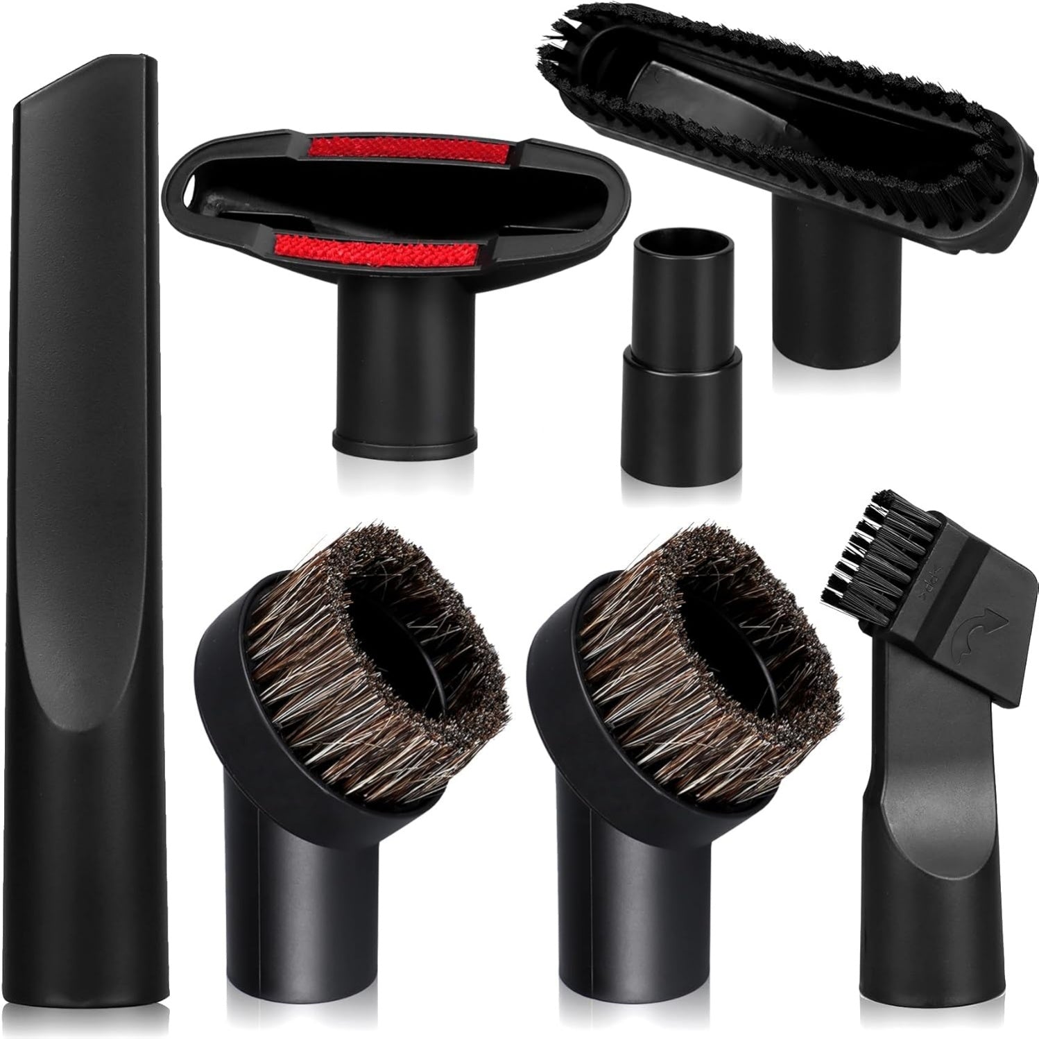 Kit di 7 accessori universali per aspirapolvere da 32 e 35 mm